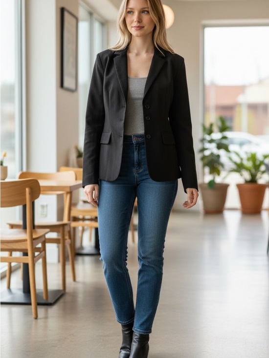 Milano Jackets & Blazers - T. Milano Black Women's Blazer